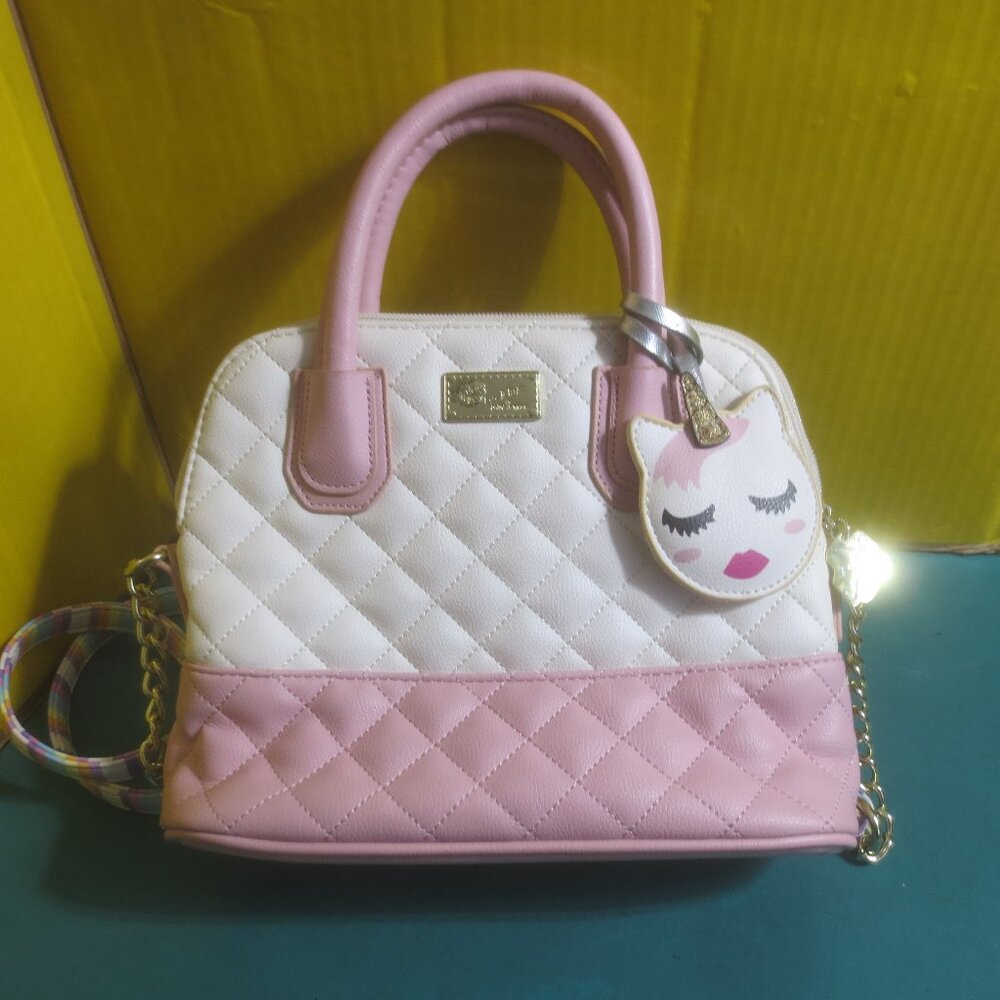 Brand New Luv Betsey By Betsey Johnson Quilted Leatherette Crossbody Handbag